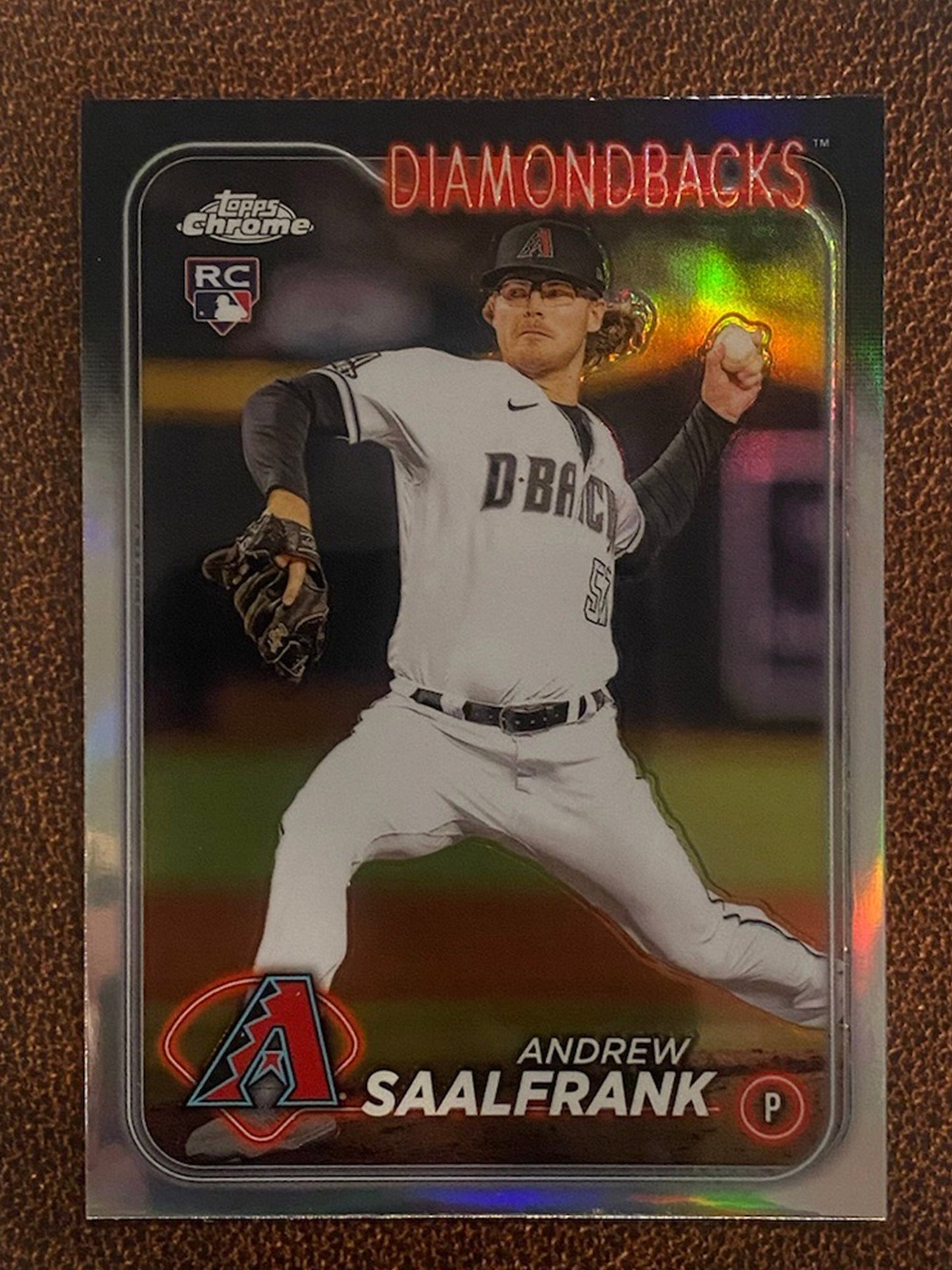 Andrew Saalfrank - 2024 Topps Chrome - Refractor - Diamondbacks