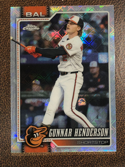 Gunnar Henderson - 2026 Topps Chrome Logofractor - Base Logofractor - Orioles