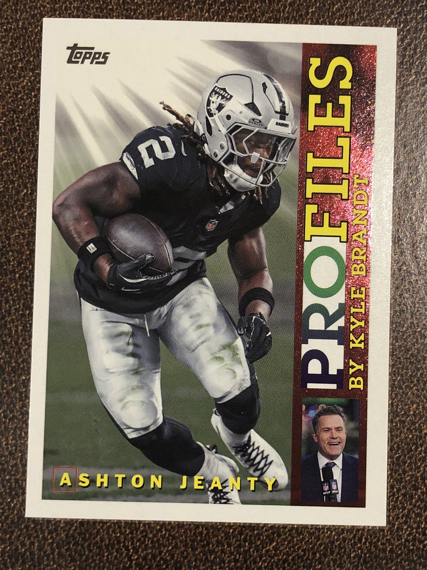 Ashton Jeanty - 2026 Topps Flagship - Profiles Insert - Raiders
