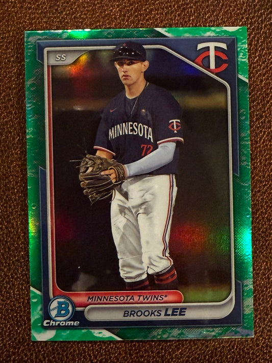 Brooks Lee - 2024 Bowman - Chrome Lunar Glow - Twins