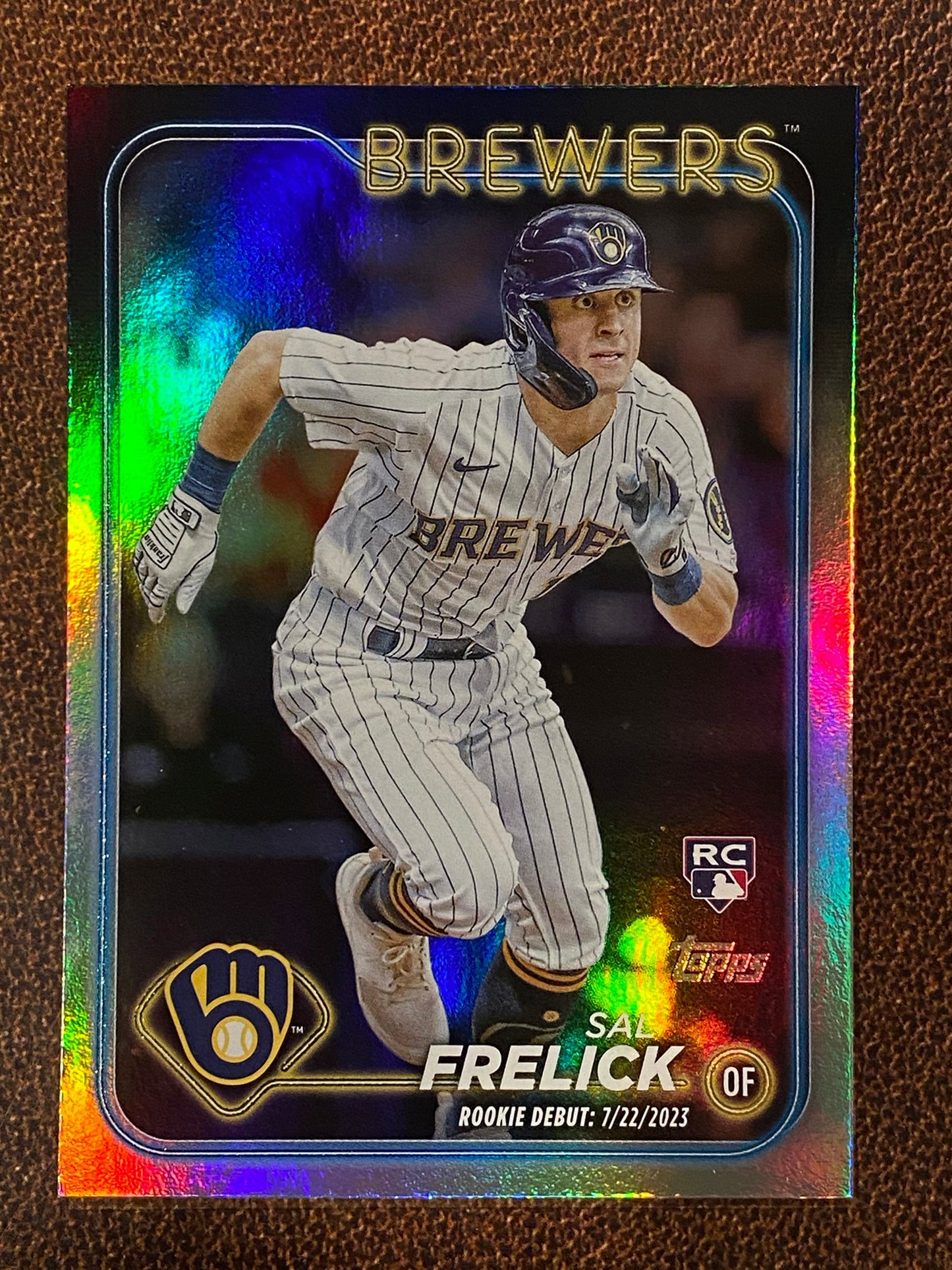 Sal Frelick - 2024 Topps Update - Rainbow Foil (Rookie Debut) - Brewers