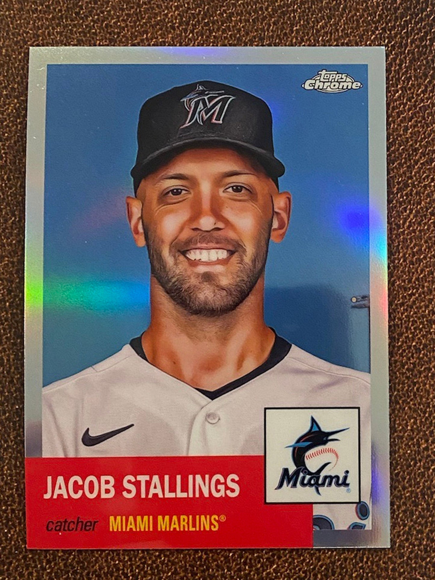 Jacob Stallings - 2022 Topps Chrome Platinum Anniversary - Refractor - Marlins