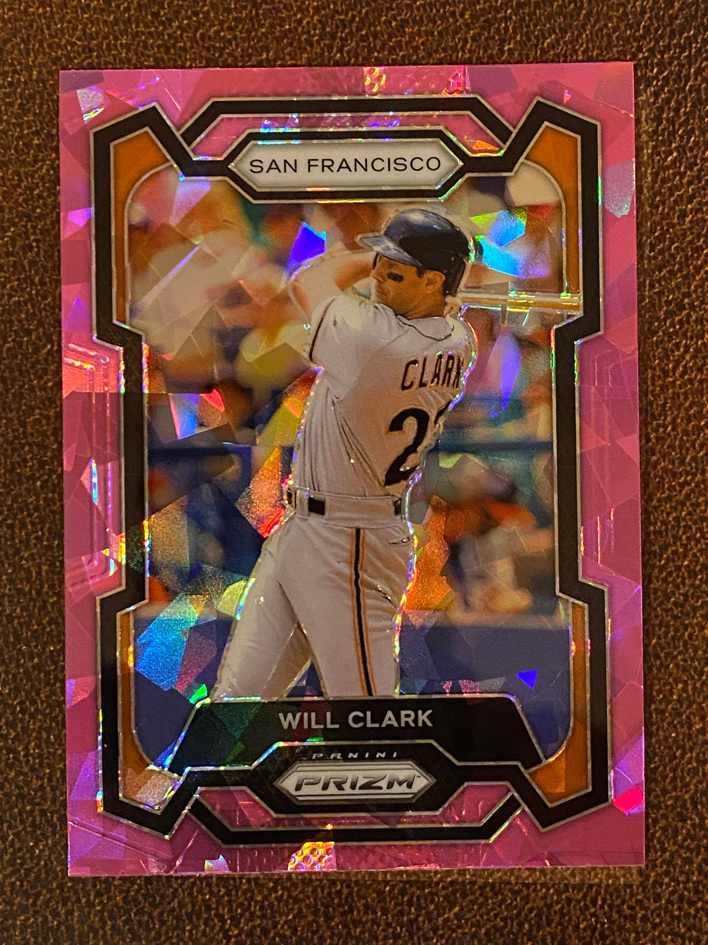 Will Clark - 2024 Panini Prizm - Pink Ice Mega - Giants