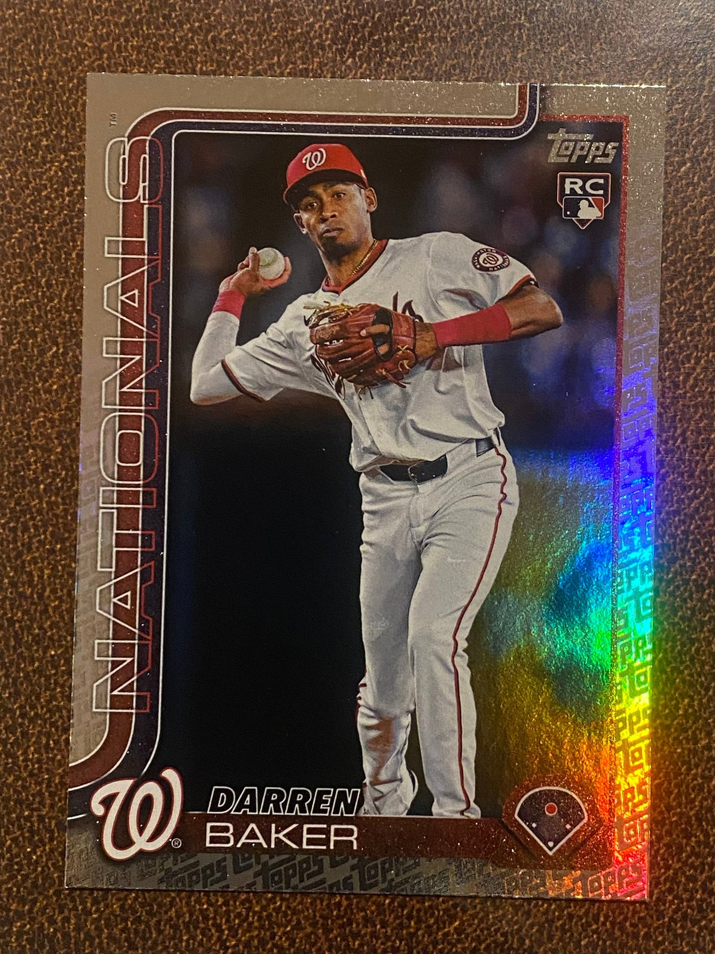 Darren Baker - 2025 Topps Series 2 - Fanatics Exclusive Topps Foil Border - Nationals