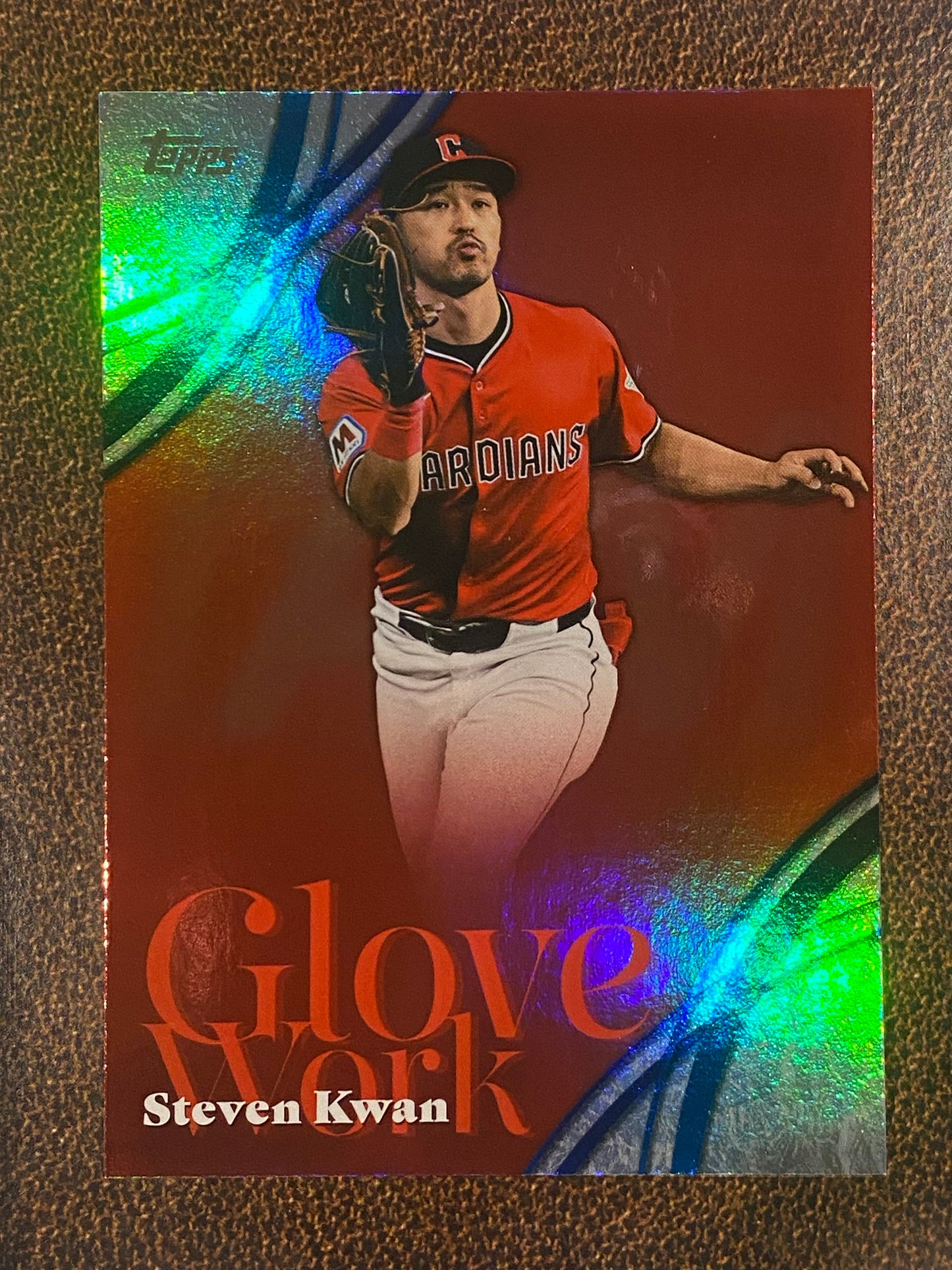 Steven Kwan - 2026 Topps Series 2 - Glove Work - Guardians