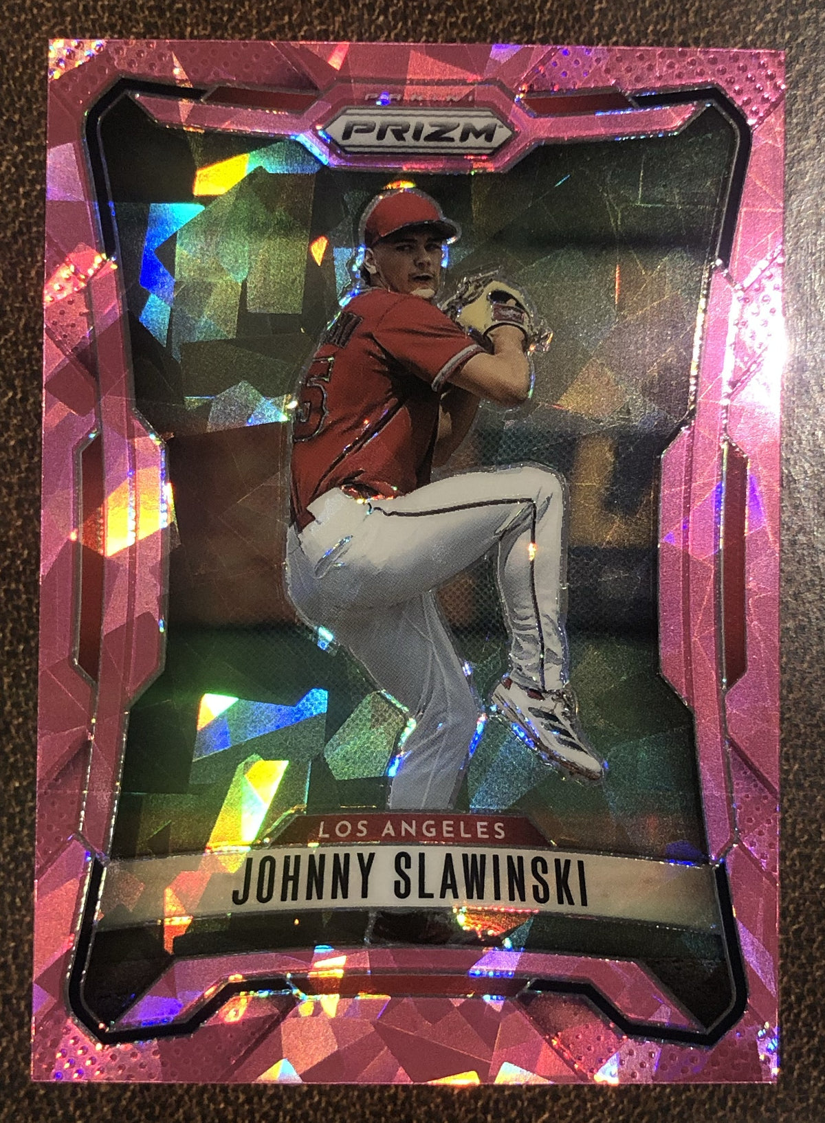 Johnny Slawinski - 2026 Panini Prizm - Pink Ice - Angels