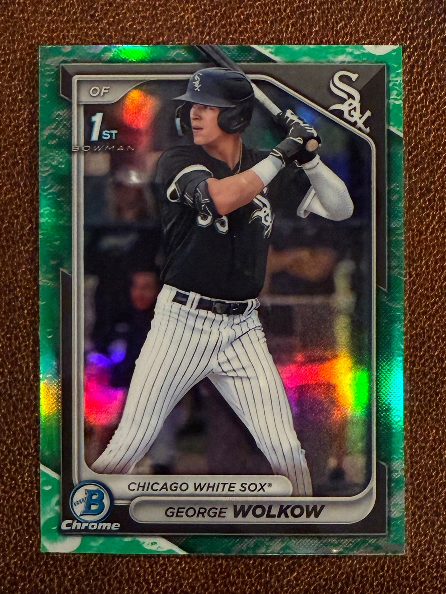 George Wolkow - 2024 Bowman - Chrome Lunar Glow - White Sox