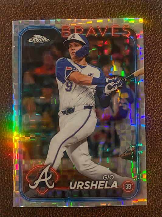 Gio Urshela - 2024 Topps Chrome Update - XFractor - Braves