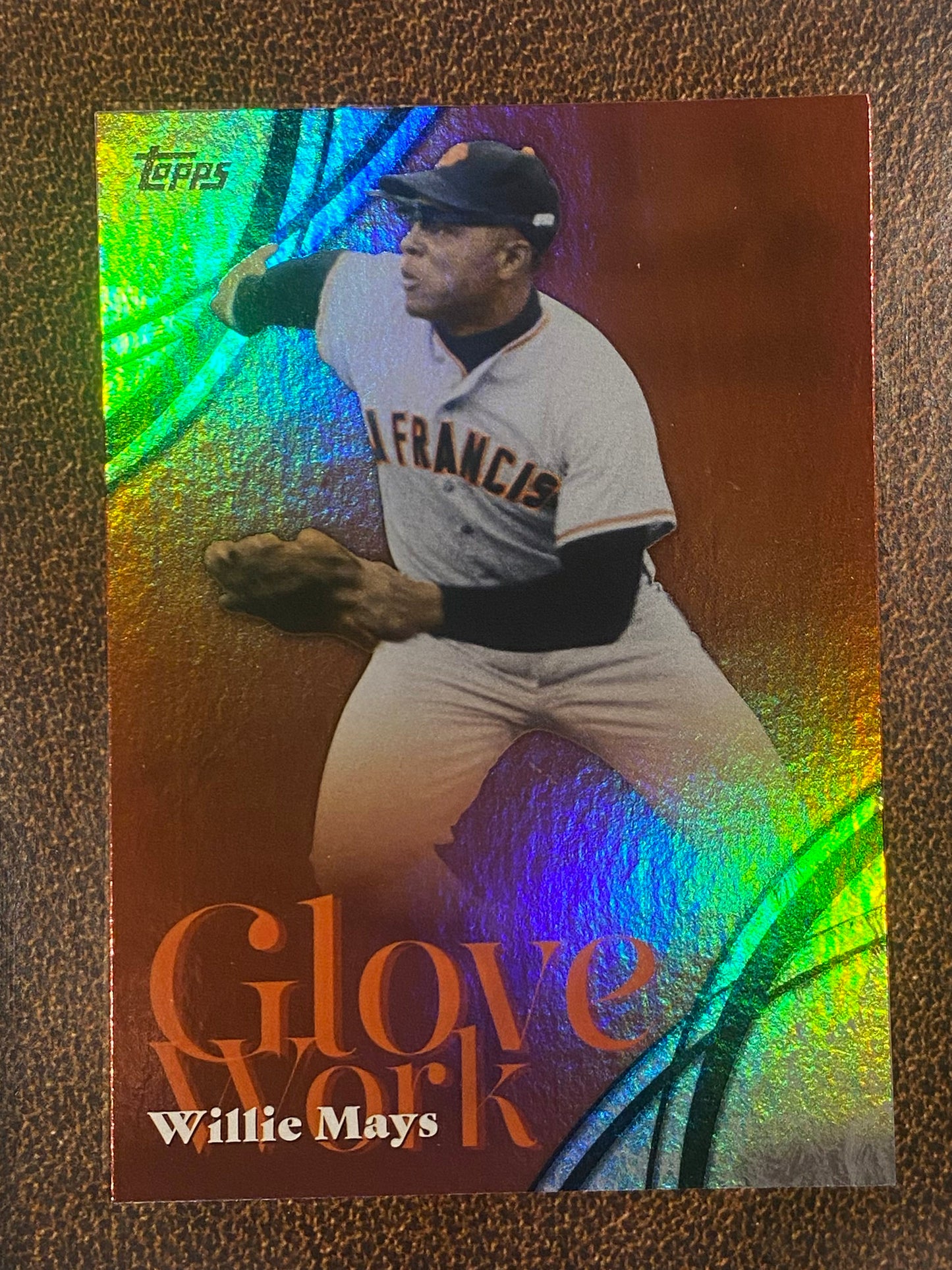 Willie Mays - 2026 Topps Series 2 - Glove Work - Giants