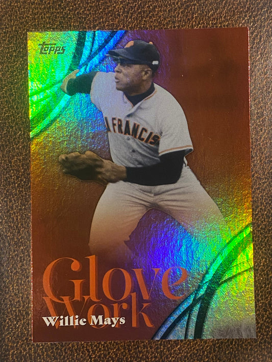 Willie Mays - 2026 Topps Series 2 - Glove Work - Giants