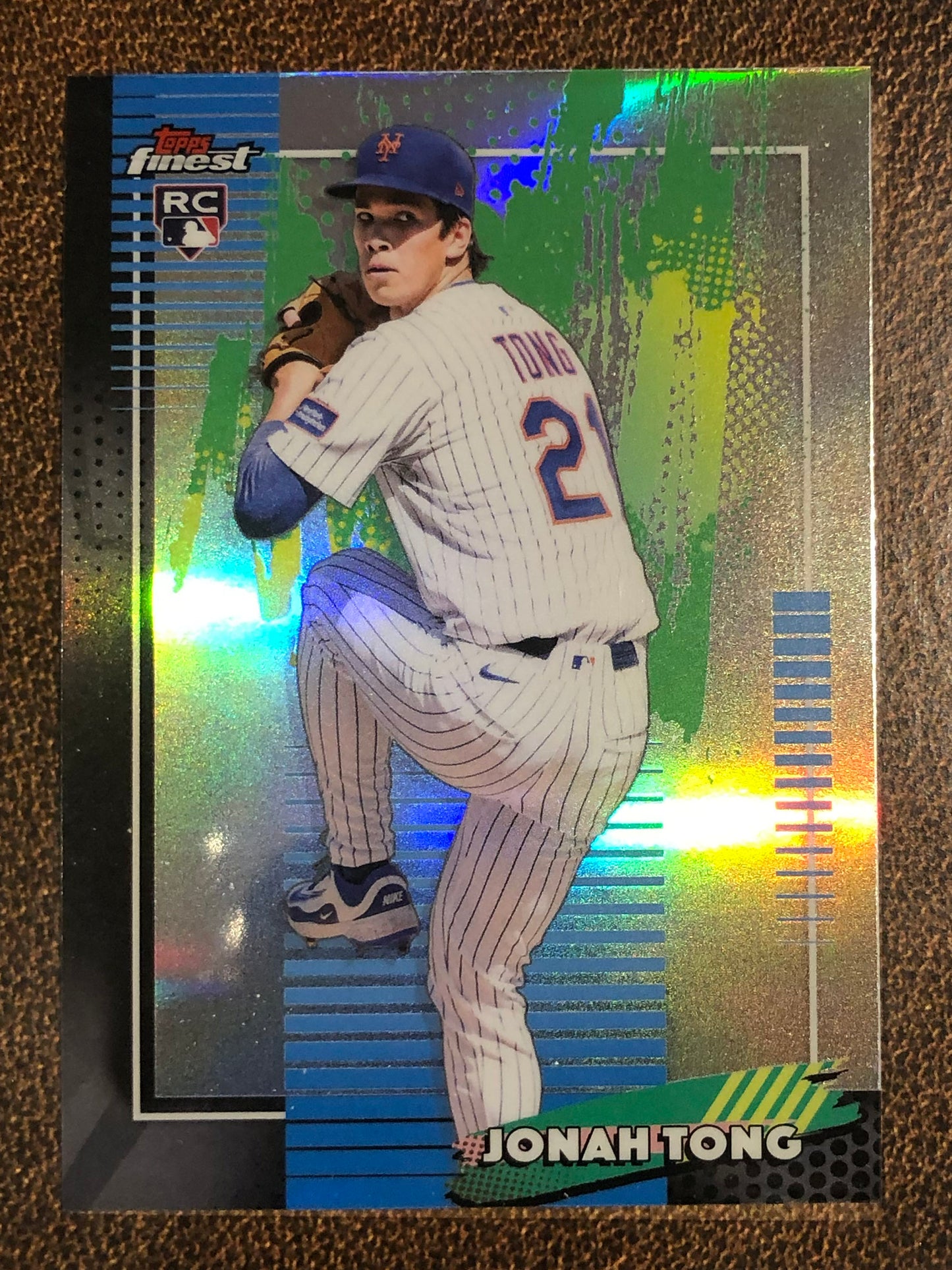 Jonah Tong - 2026 Topps Finest - Common Refractor - Mets