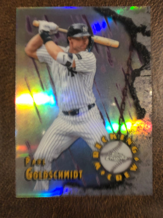 Paul Goldschmidt - 2026 Topps Chrome - Wrecking Crew Insert - Yankees