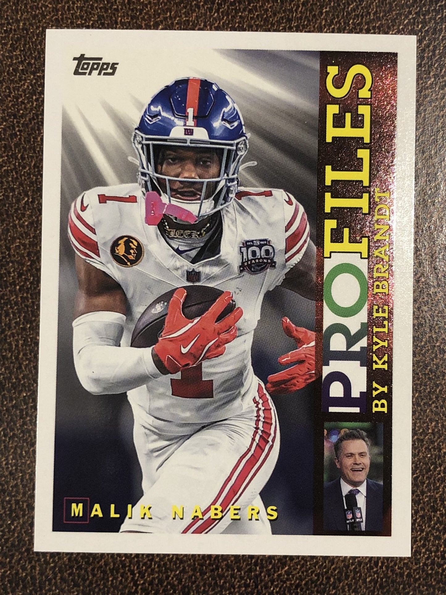 Malik Nabers - 2026 Topps Flagship - Profiles Insert - Giants