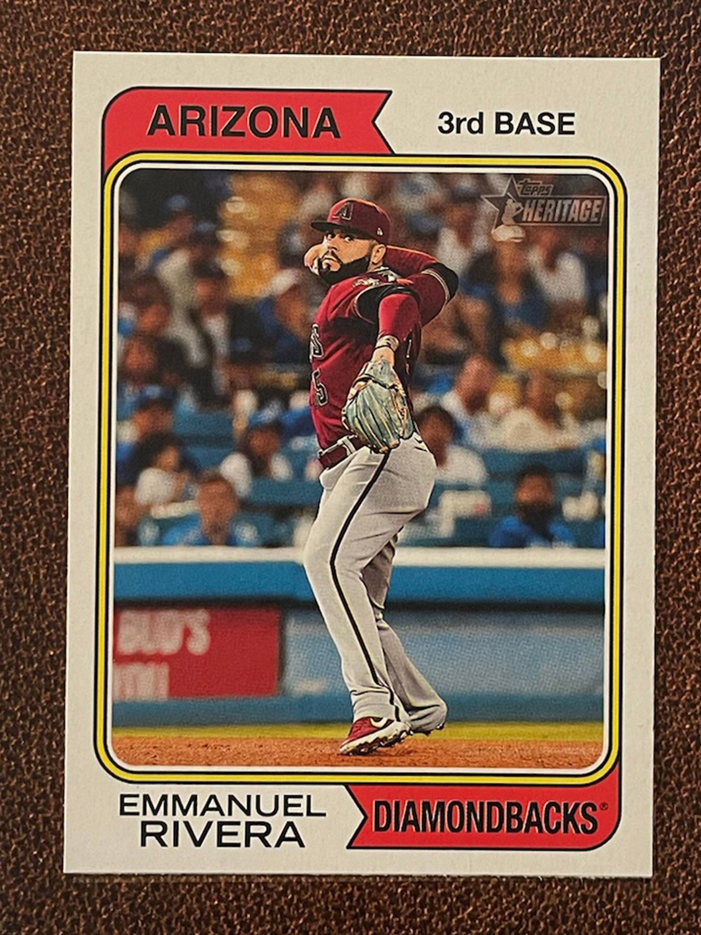 Emmanuel Rivera - 2023 Topps Heritage - Short Print - Diamondbacks