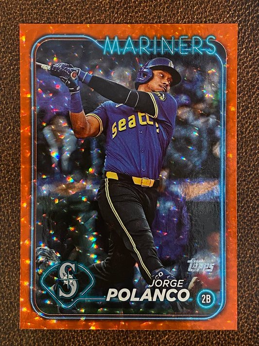 Jorge Polanco - 2024 Topps Update - Orange Foil /299 - Mariners