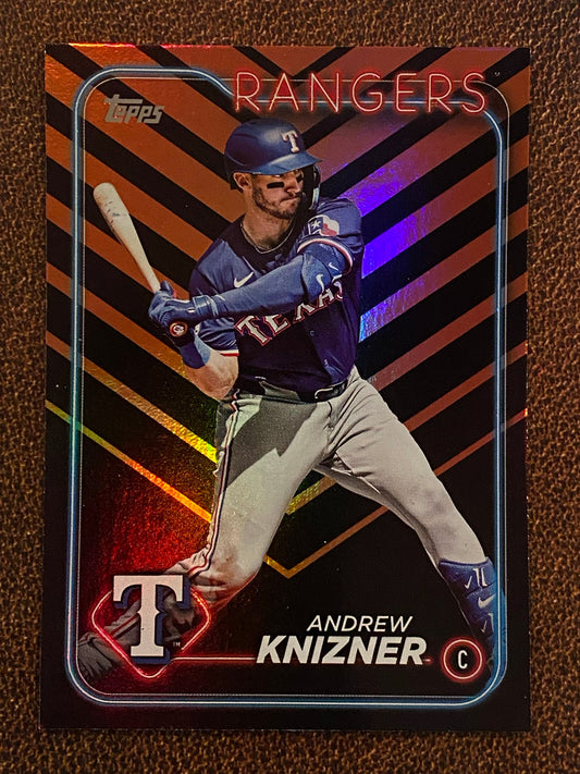 Andrew Knizner - 2024 Topps Update - Holiday Parallel - Rangers
