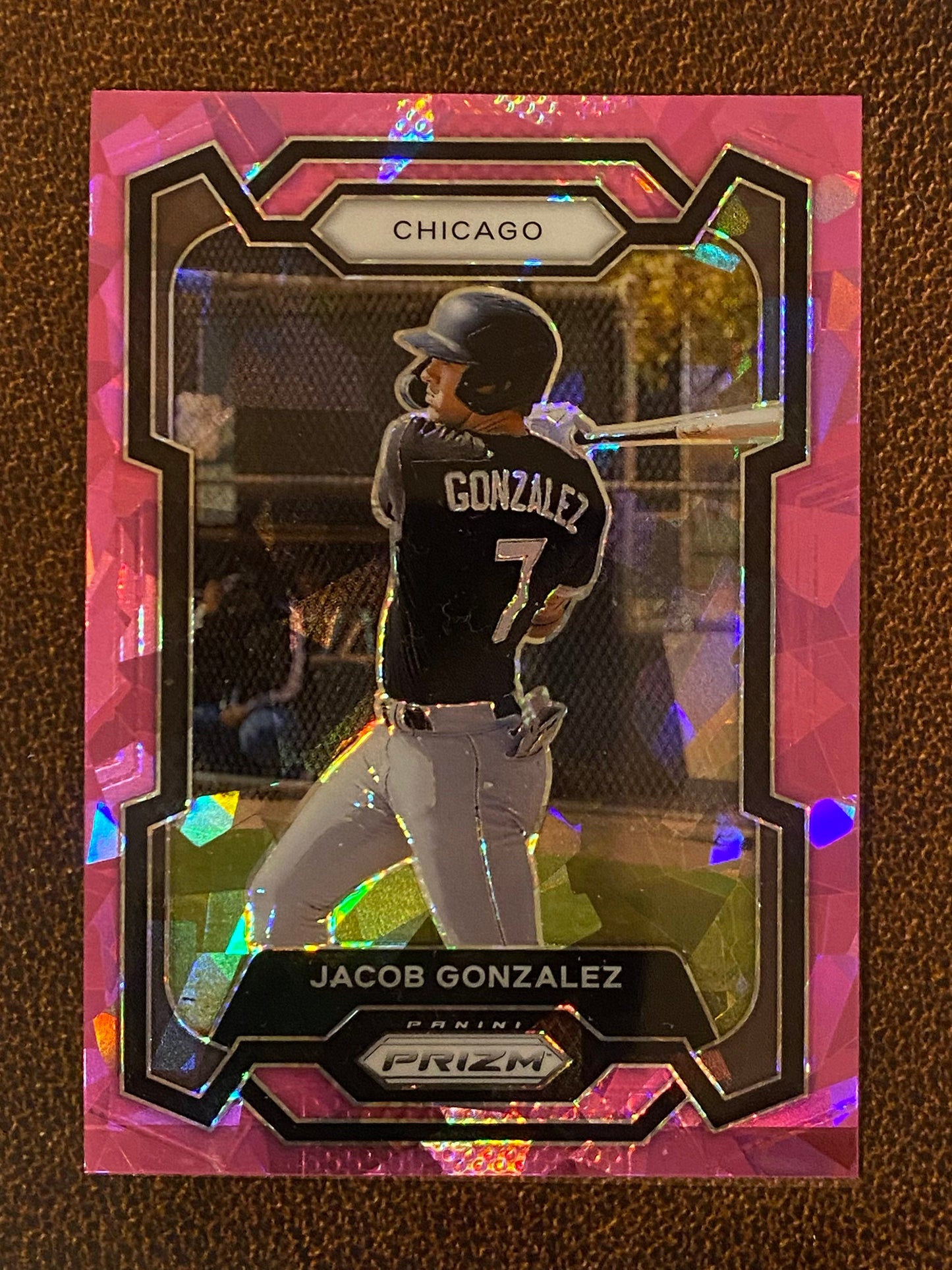 Jacob Gonzalez - 2024 Panini Prizm - Pink Ice Mega - White Sox