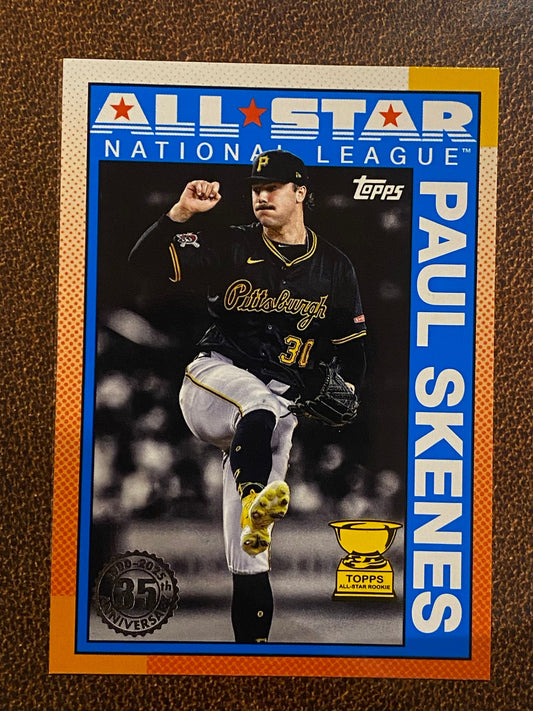 Paul Skenes - 2025 Topps Series 2 - 1990 All Star Insert - Pirates