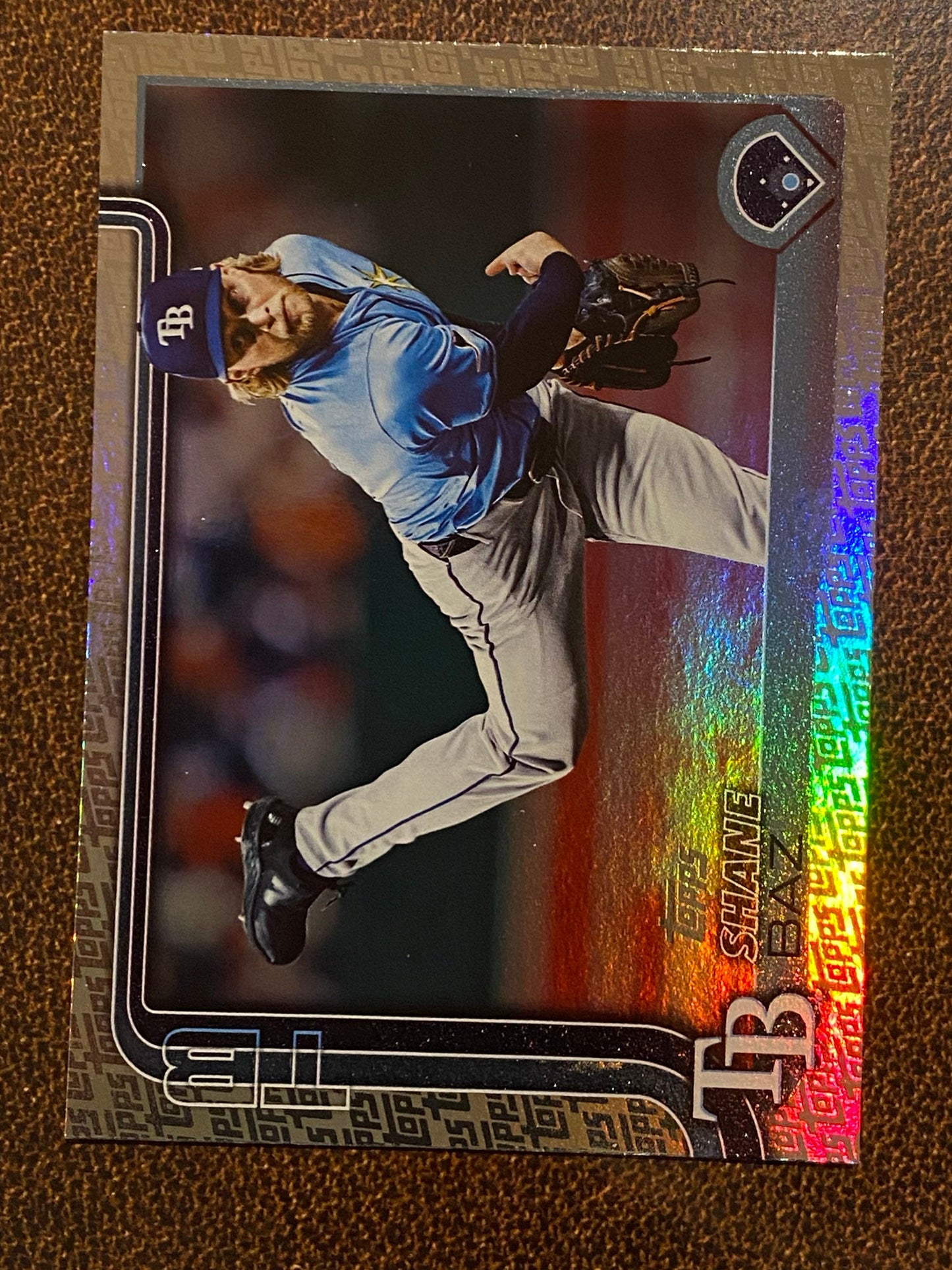 Shane Baz - 2025 Topps Series 2 - Fanatics Exclusive Topps Foil Border - Rays