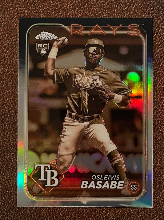 Osleivis Basabe - 2024 Topps Chrome - Sepia Refractor - Rays