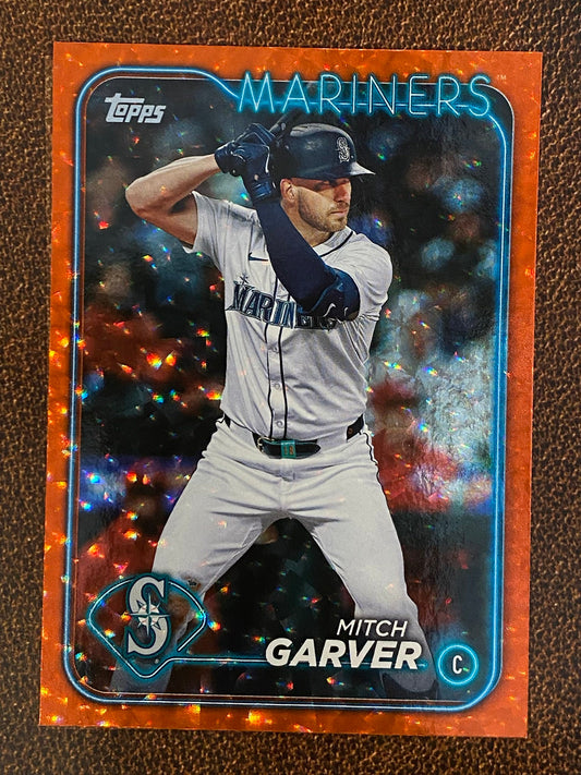 Mitch Garver - 2024 Topps Update - Orange Foil /299 - Mariners