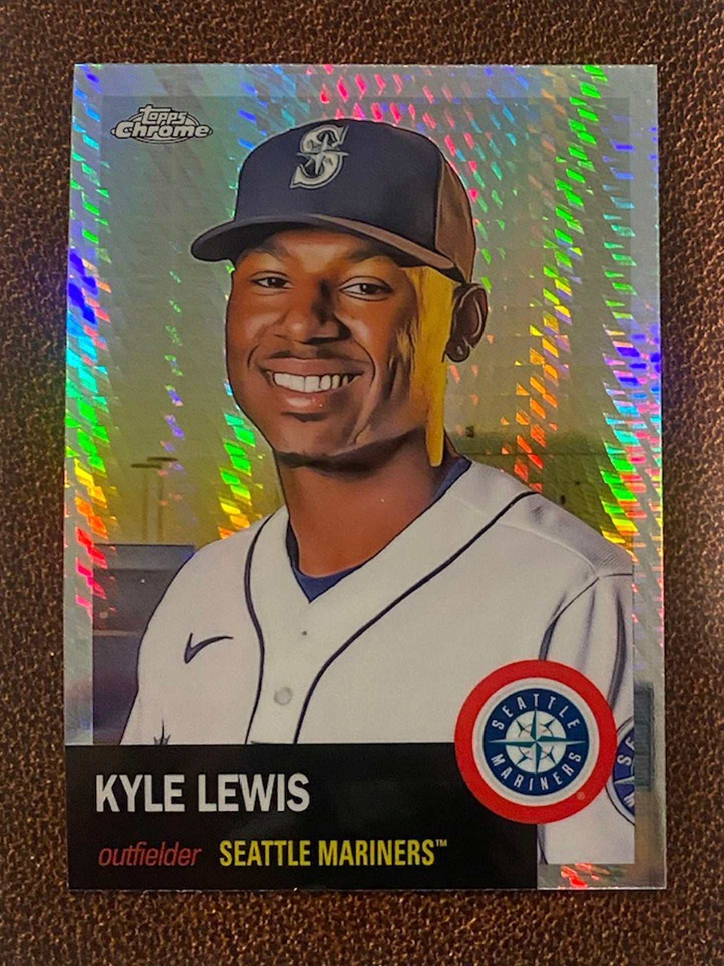 Kyle Lewis - 2022 Topps Chrome Platinum Anniversary - Prism Refractor - Mariners