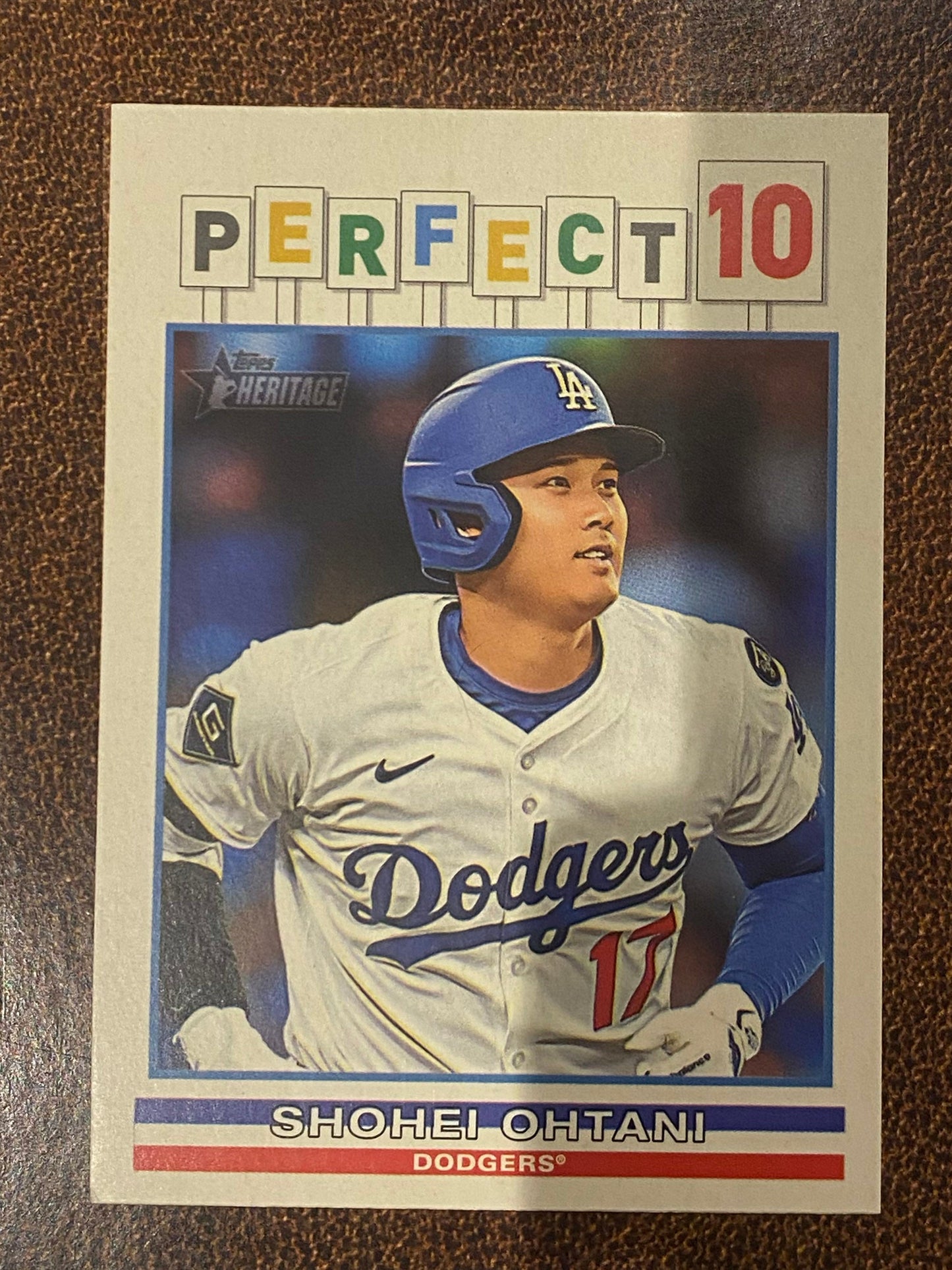 Shohei Ohtani - 2025 Topps Heritage High Number - Perfect 10 Insert - Dodgers