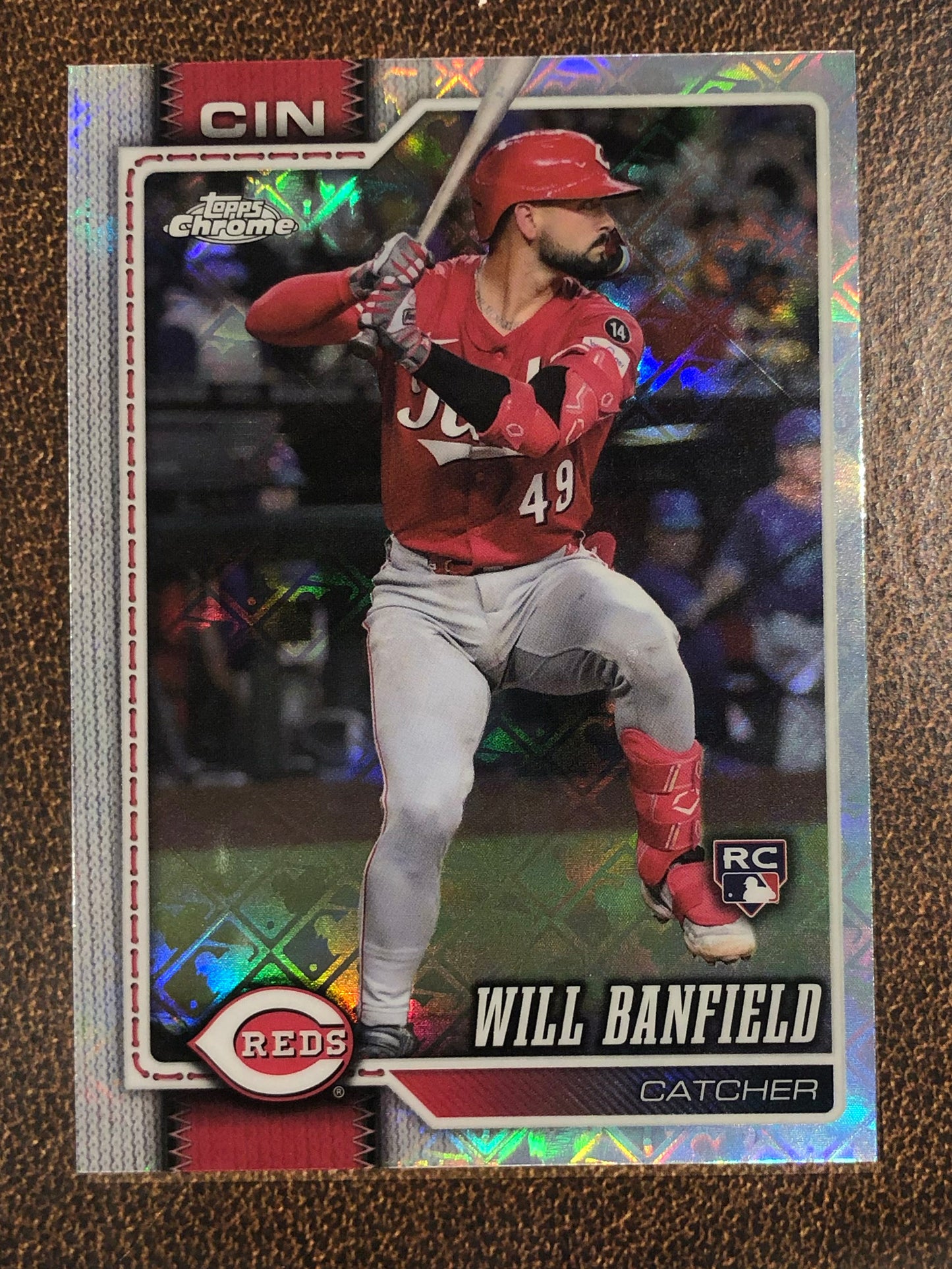 Will Banfield - 2026 Topps Chrome Logofractor - Base Logofractor - Reds