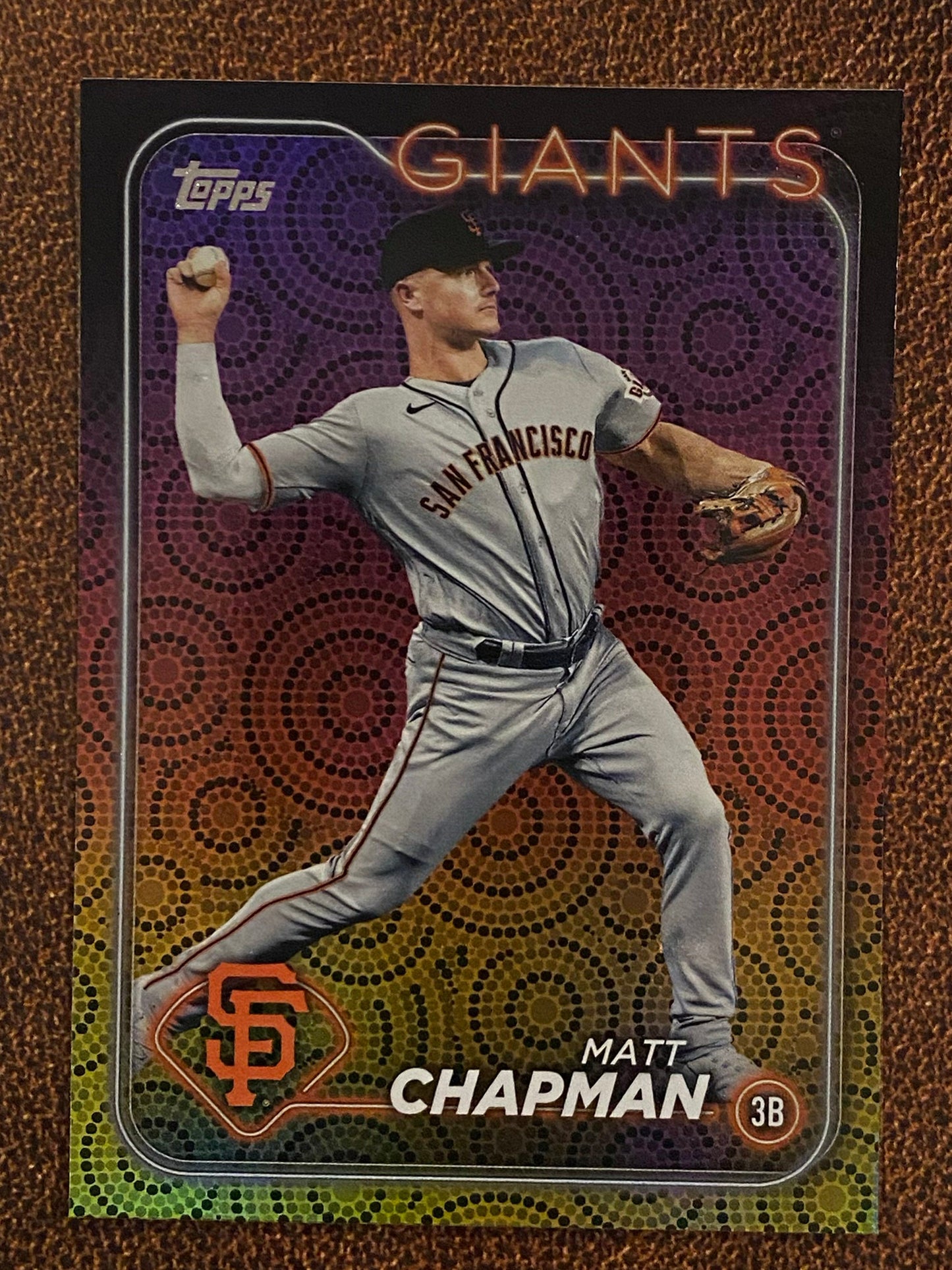 Matt Chapman - 2024 Topps Series 2 - Holiday Parallel - Giants