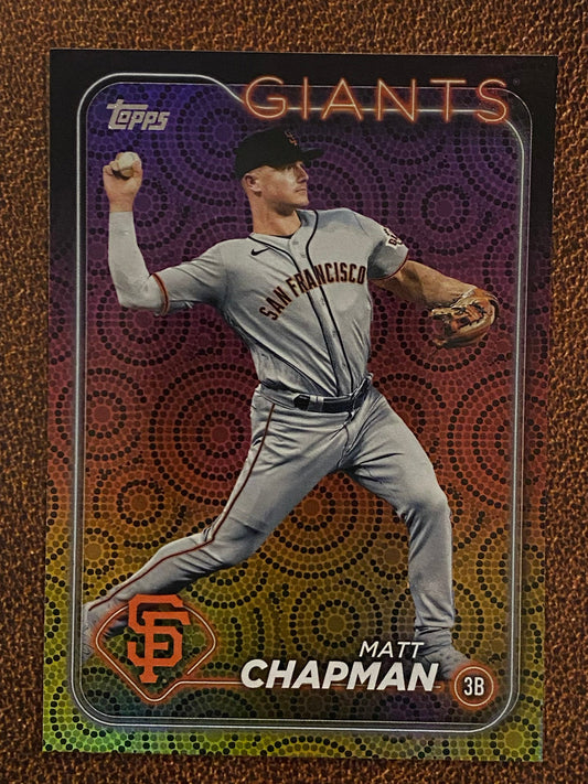 Matt Chapman - 2024 Topps Series 2 - Holiday Parallel - Giants