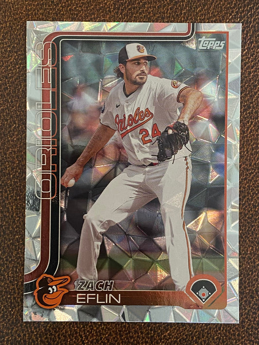 Zach Eflin - 2025 Topps Series 1 - Diamante - Orioles