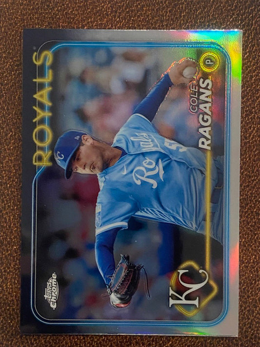 Cole Ragans - 2024 Topps Chrome - Refractor - Royals