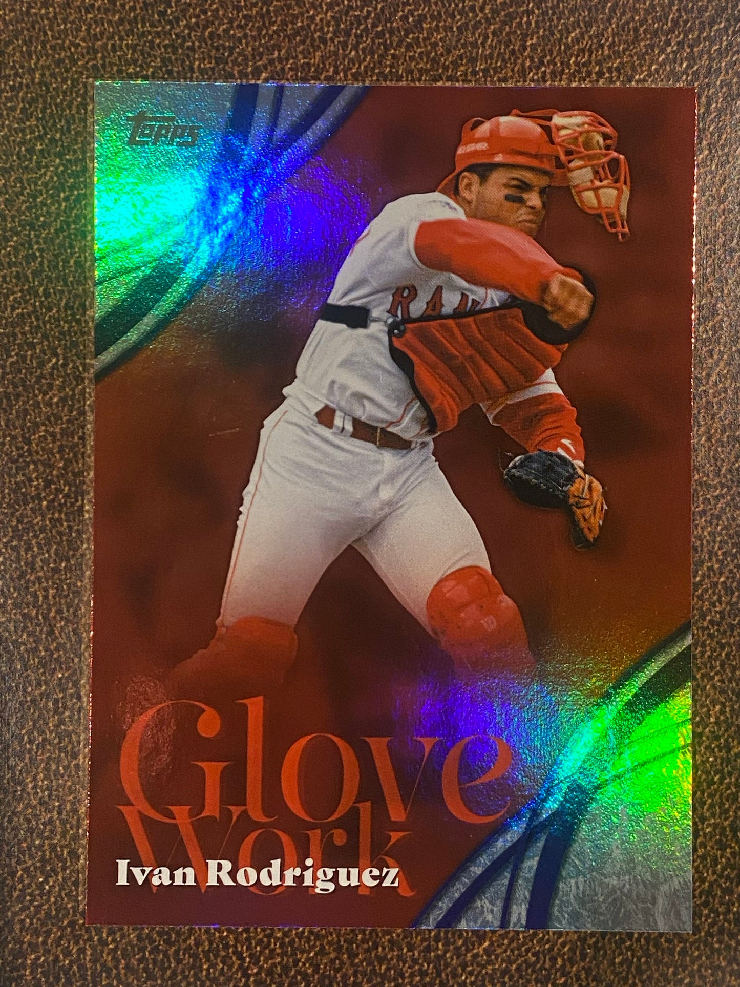Ivan Rodriguez - 2026 Topps Series 2 - Glove Work - Rangers