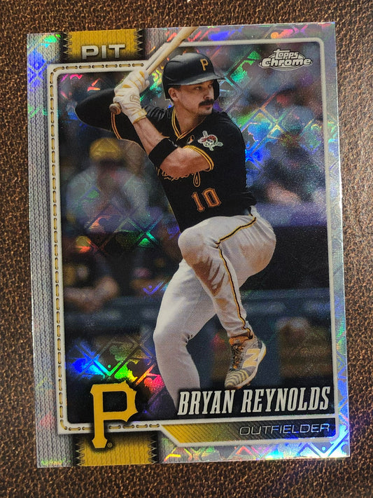 Bryan Reynolds - 2026 Topps Chrome Logofractor - Base Logofractor - Pirates