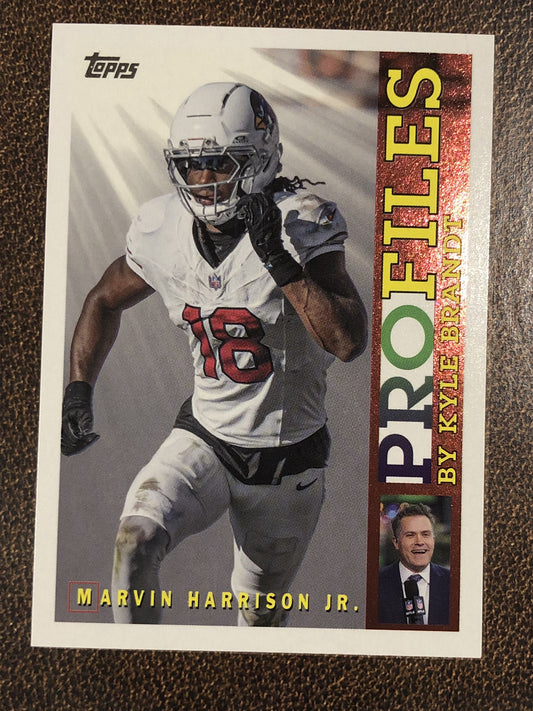 Marvin Harrison Jr. - 2026 Topps Flagship - Profiles Insert - Cardinals