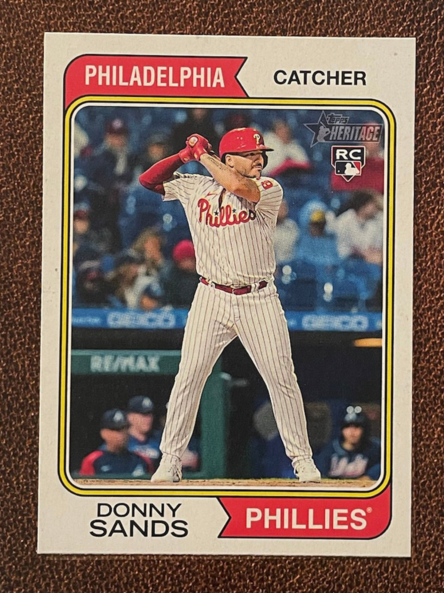 Donny Sands - 2023 Topps Heritage - Short Print - Phillies