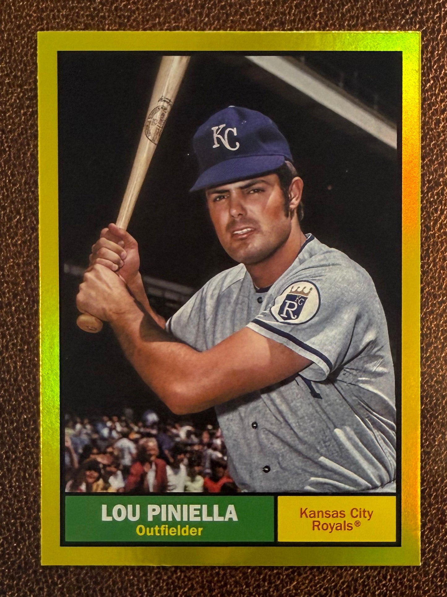 Lou Piniella - 2024 Topps Archives - Yellow Foil - Royals