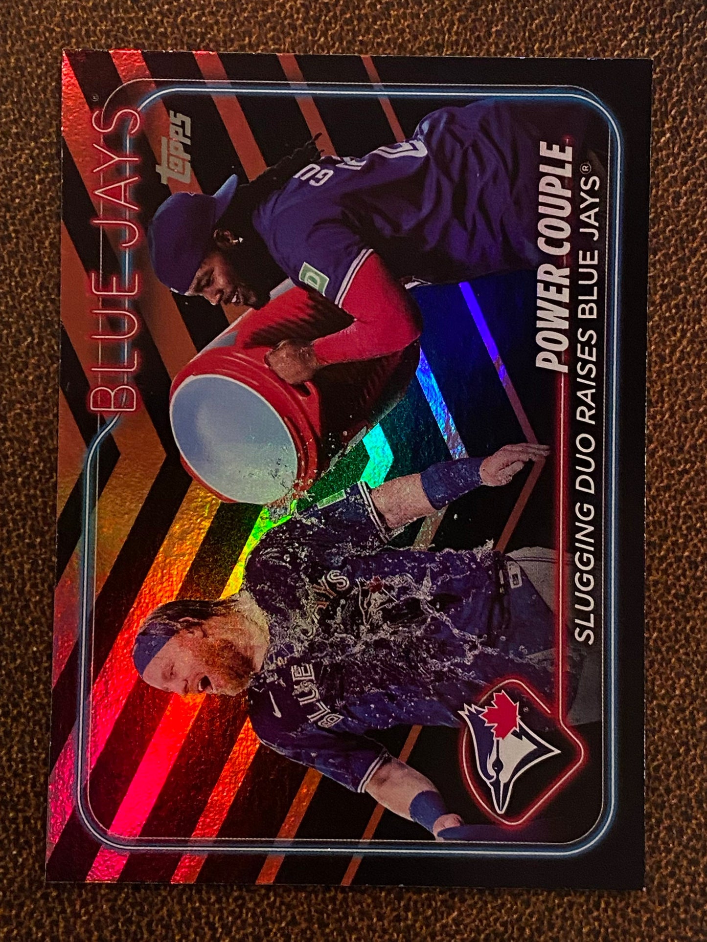 Vladimir Guerrero Jr. / Justin Turner - 2024 Topps Update - Holiday Parallel - Blue Jays
