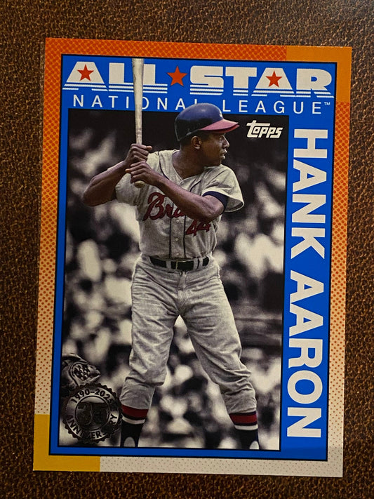 Hank Aaron - 2025 Topps Series 2 - 1990 All Star Insert - Braves