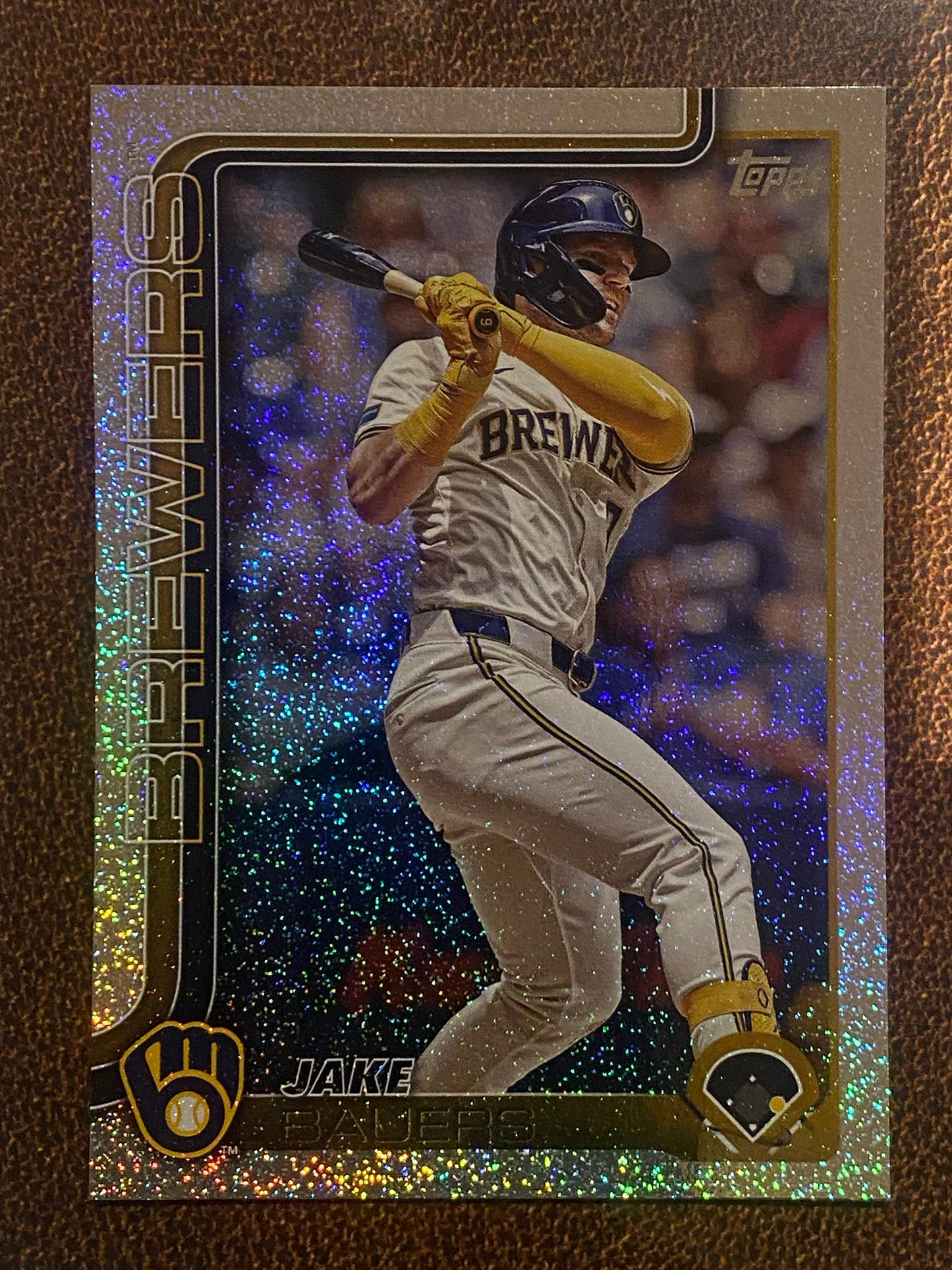 Jake Bauers - 2025 Topps Series 2 - Sandglitter - Brewers