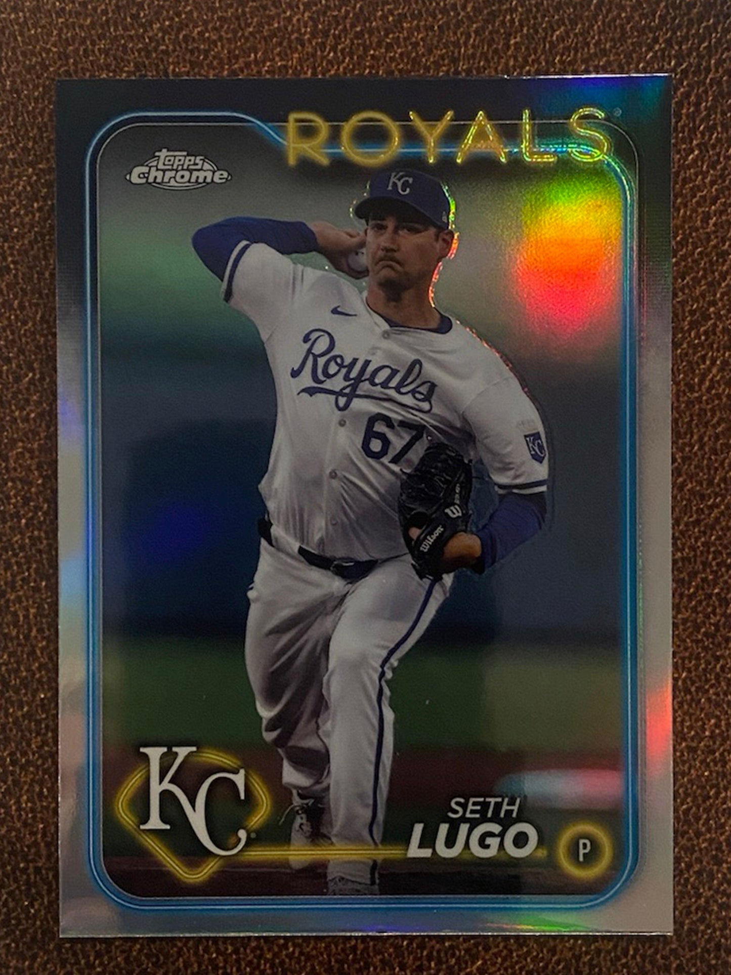 Seth Lugo - 2024 Topps Chrome - Refractor - Royals