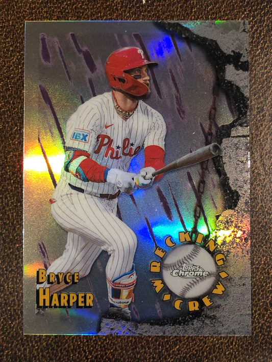 Bryce Harper - 2026 Topps Chrome - Wrecking Crew Insert - Phillies