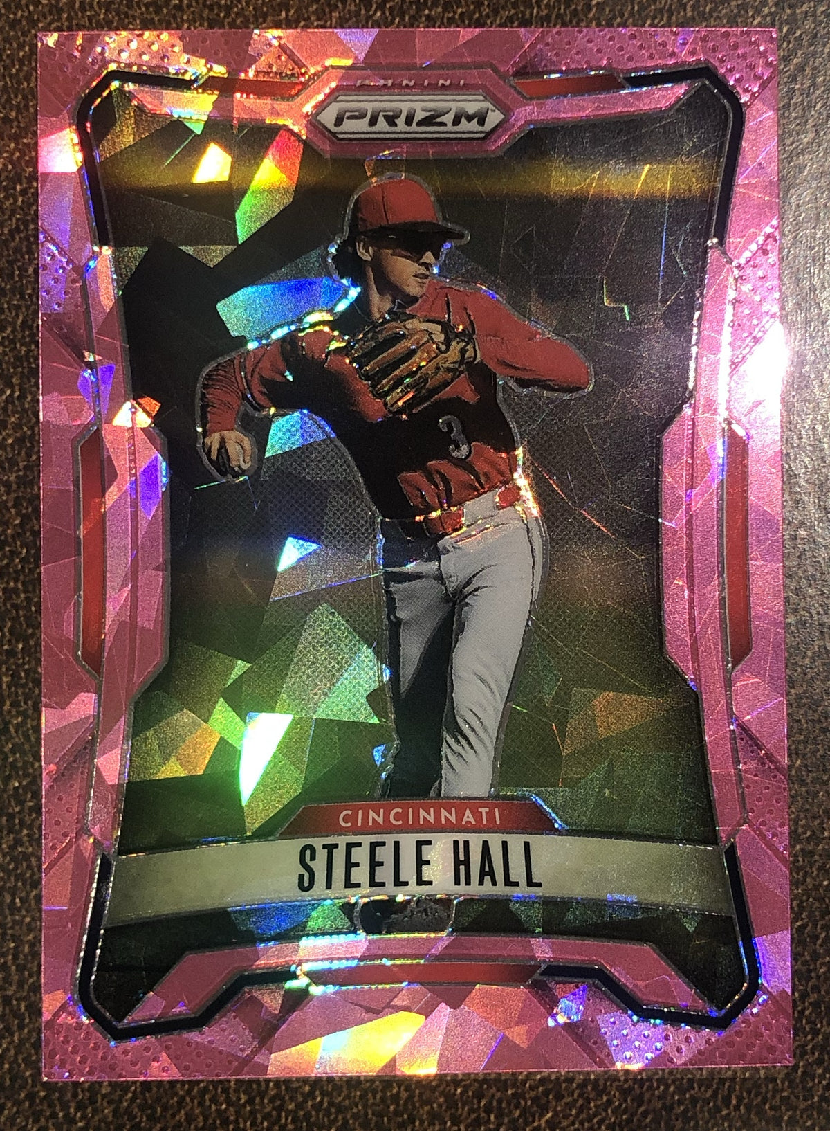 Steele Hall - 2026 Panini Prizm - Pink Ice - Reds