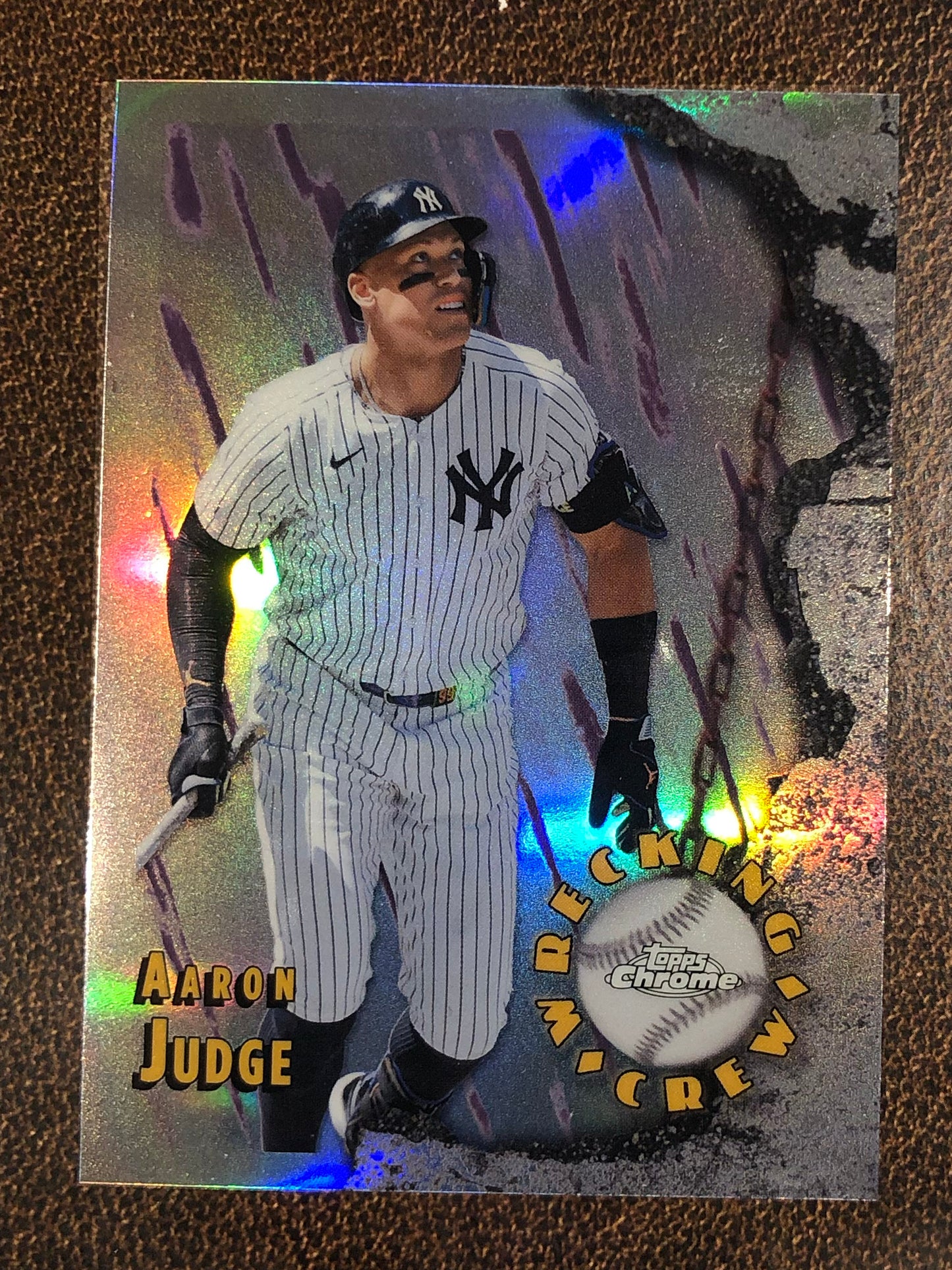 Aaron Judge - 2026 Topps Chrome - Wrecking Crew Insert - Yankees