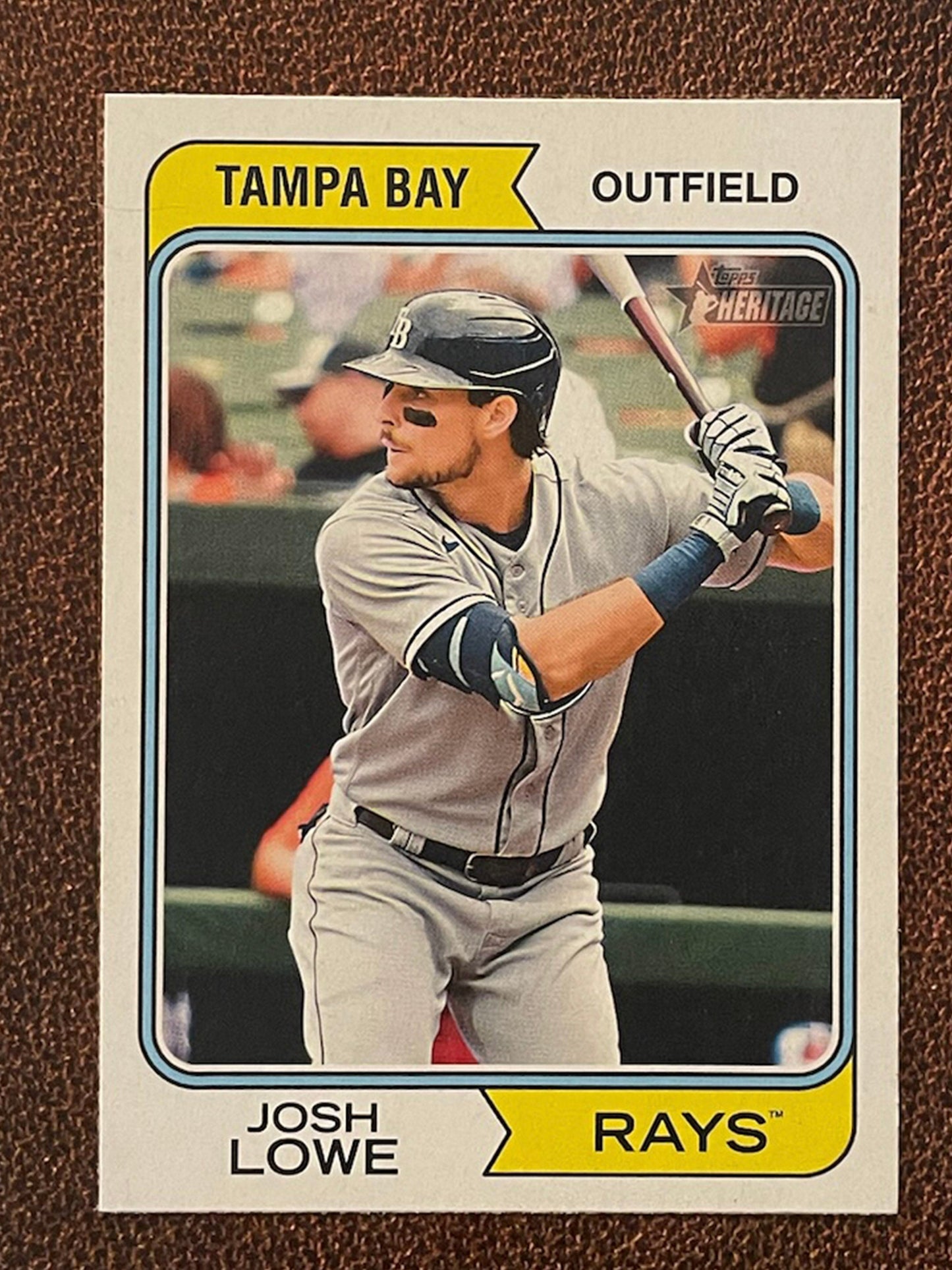 Josh Lowe - 2023 Topps Heritage - Short Print - Rays
