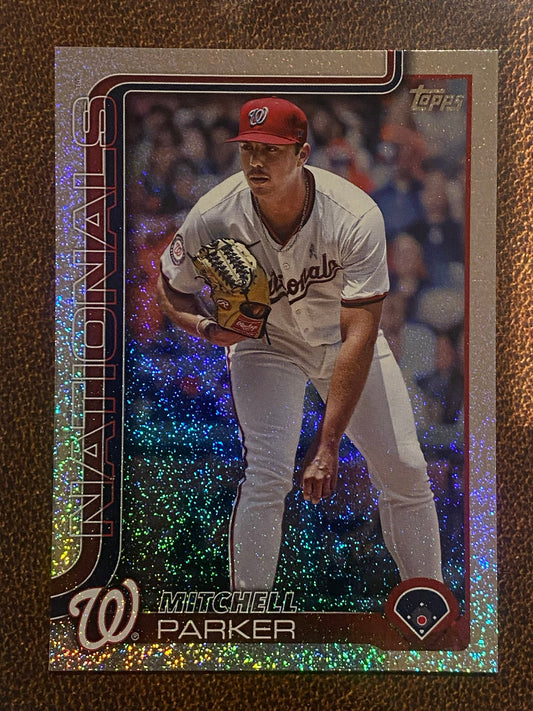 Mitchell Parker - 2025 Topps Series 2 - Sandglitter - Nationals