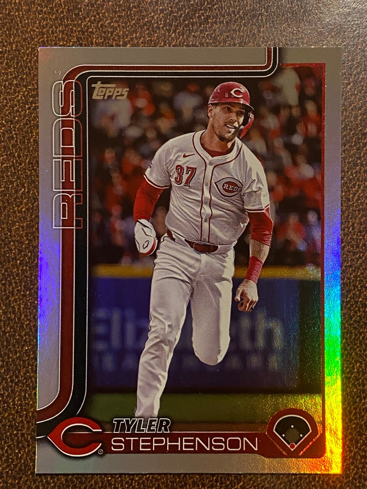 Tyler Stephenson - 2025 Topps Series 1 - Rainbow Foil - Reds