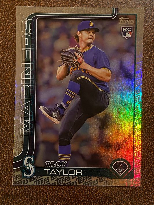 Troy Taylor - 2025 Topps Series 2 - Fanatics Exclusive Topps Foil Border - Mariners