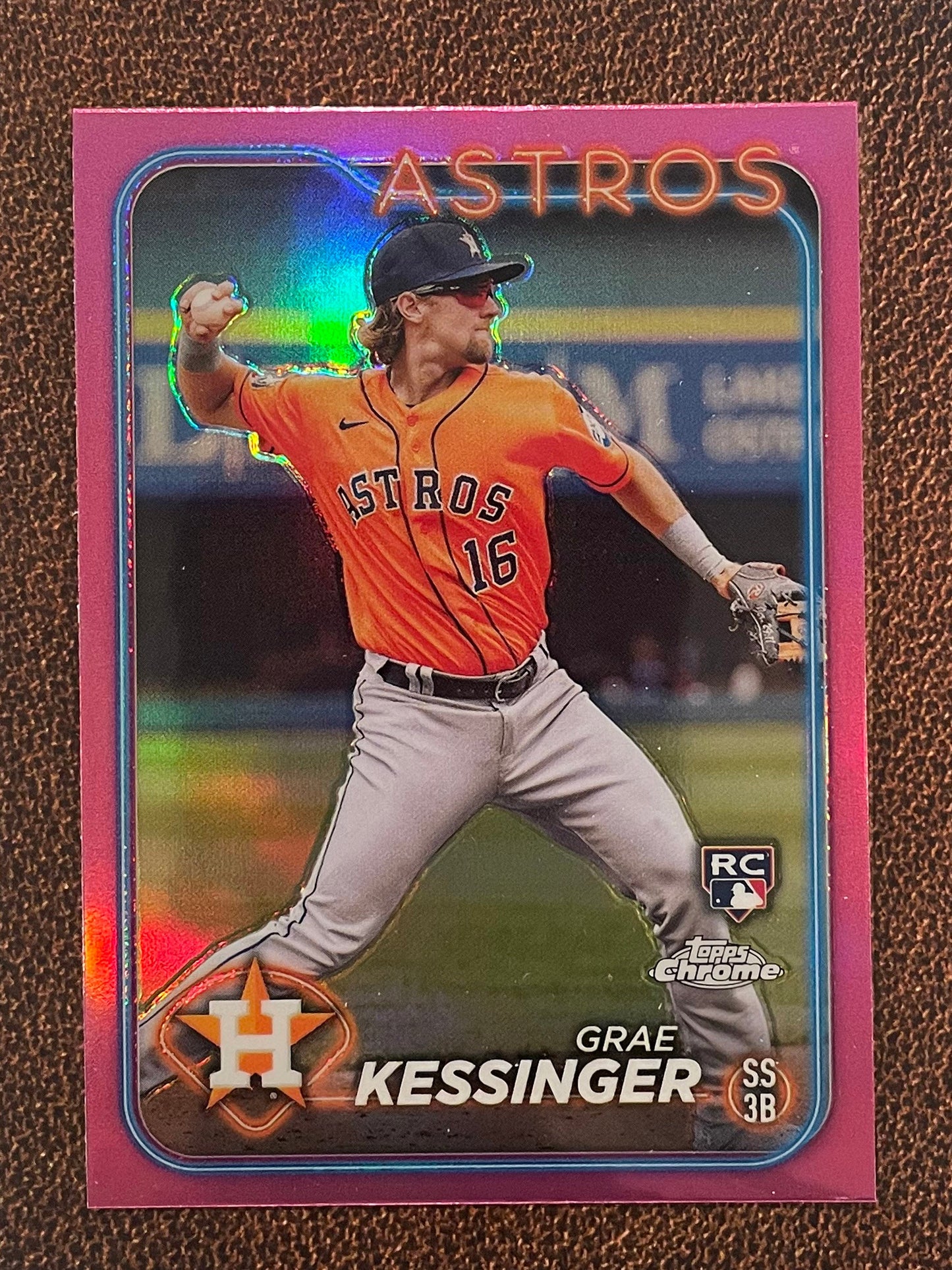 Grae Kessinger - 2024 Topps Chrome - Pink Refractor - Astros