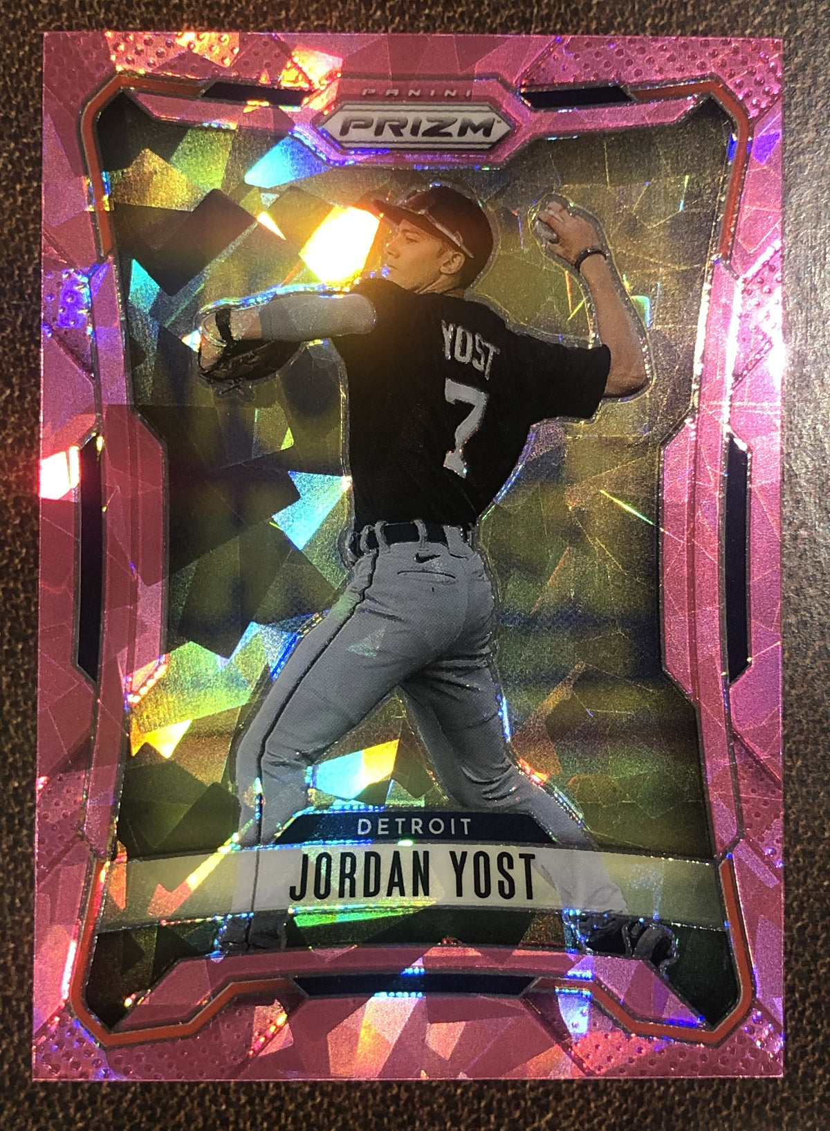Jordan Yost - 2026 Panini Prizm - Pink Ice - Tigers